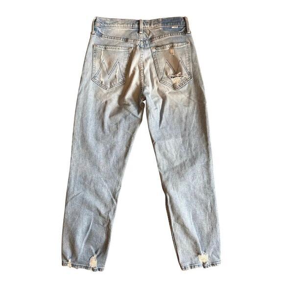 Women’s Mother Jeans The Tomcat High Rise Light Wash Ripped Size 27 - Picture 4 of 10